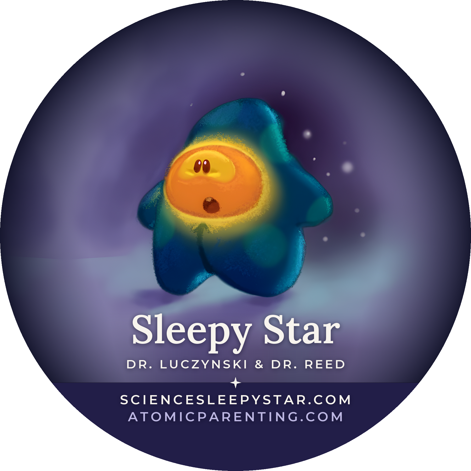 Sleepy Star magnet artwork